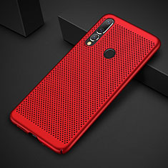 Mesh Hole Hard Rigid Snap On Case Cover for Huawei P30 Lite Red