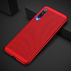 Mesh Hole Hard Rigid Snap On Case Cover for Xiaomi Mi 9 SE Red