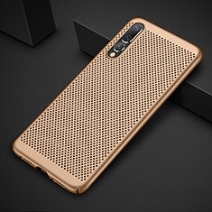 Mesh Hole Hard Rigid Snap On Case Cover M01 for Huawei P20 Pro Gold