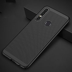 Mesh Hole Hard Rigid Snap On Case Cover P01 for Huawei Nova 4e Black