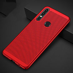 Mesh Hole Hard Rigid Snap On Case Cover P01 for Huawei P30 Lite XL Red