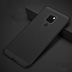 Mesh Hole Hard Rigid Snap On Case Cover W01 for Huawei Mate 20 X 5G Black