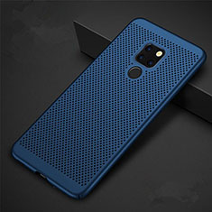 Mesh Hole Hard Rigid Snap On Case Cover W01 for Huawei Mate 20 X 5G Blue
