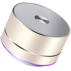 Mini Wireless Bluetooth Speaker Portable Stereo Super Bass Loudspeaker K01 for Vivo X Flip 5G Gold