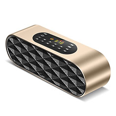 Mini Wireless Bluetooth Speaker Portable Stereo Super Bass Loudspeaker K03 for Oppo A1x 5G Gold