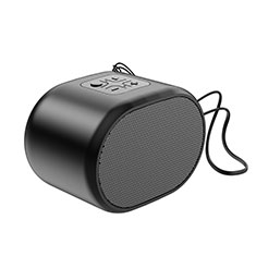 Mini Wireless Bluetooth Speaker Portable Stereo Super Bass Loudspeaker K06 for Sharp Aquos Sense7 Black