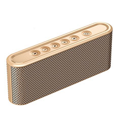 Mini Wireless Bluetooth Speaker Portable Stereo Super Bass Loudspeaker K07 for Oppo Find X3 Pro Gold