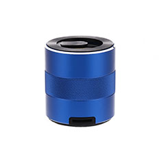 Mini Wireless Bluetooth Speaker Portable Stereo Super Bass Loudspeaker K09 for Sharp Aquos Sense4 Basic Blue