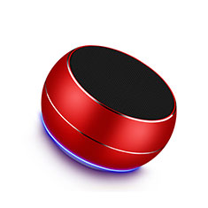 Mini Wireless Bluetooth Speaker Portable Stereo Super Bass Loudspeaker for Sharp Aquos Sense4 Basic Red
