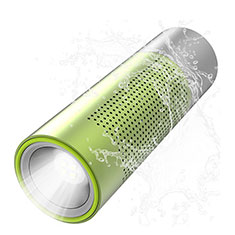 Mini Wireless Bluetooth Speaker Portable Stereo Super Bass Loudspeaker S15 for Motorola Moto Edge 40 5G Green