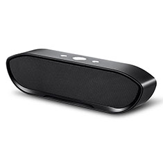 Mini Wireless Bluetooth Speaker Portable Stereo Super Bass Loudspeaker S16 for Sharp Aquos Sense4 Basic Black