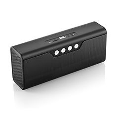 Mini Wireless Bluetooth Speaker Portable Stereo Super Bass Loudspeaker S17 for Motorola Moto Edge 40 5G Black