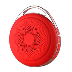 Mini Wireless Bluetooth Speaker Portable Stereo Super Bass Loudspeaker S20 for Sharp Aquos Sense4 Basic Red