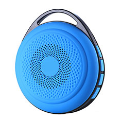 Mini Wireless Bluetooth Speaker Portable Stereo Super Bass Loudspeaker S20 for Oppo Find X3 Pro Sky Blue