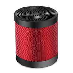 Mini Wireless Bluetooth Speaker Portable Stereo Super Bass Loudspeaker S21 for Samsung Galaxy F02S SM-E025F Red