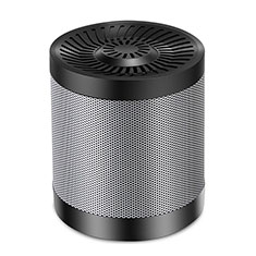 Mini Wireless Bluetooth Speaker Portable Stereo Super Bass Loudspeaker S21 for Oppo Find X3 Pro Silver