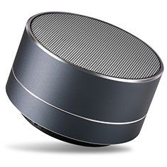 Mini Wireless Bluetooth Speaker Portable Stereo Super Bass Loudspeaker S24 for Oppo A58 4G Black