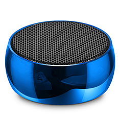 Mini Wireless Bluetooth Speaker Portable Stereo Super Bass Loudspeaker S25 for Sharp Aquos Sense4 Basic Blue