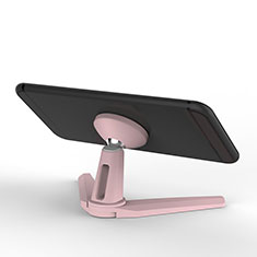 Mount Magnetic Smartphone Stand Cell Phone Holder for Desk Universal for Vivo V25e Pink