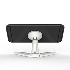 Mount Magnetic Smartphone Stand Cell Phone Holder for Desk Universal for Motorola Moto G53j 5G White