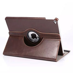 Rotating Stands Flip Leather Case for Apple iPad Mini 4 Brown