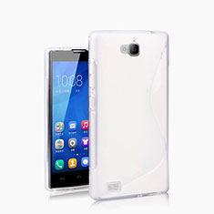 S-Line Gel Soft Case for Huawei Honor 3C White