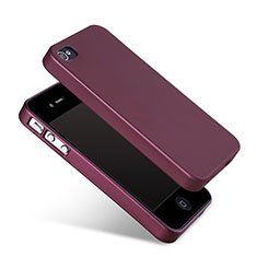 Silicone Candy Rubber Case TPU for Apple iPhone 4S Red