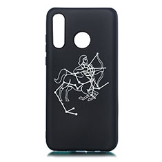 Silicone Candy Rubber Gel Constellation Soft Case Cover S10 for Huawei P30 Lite New Edition Black