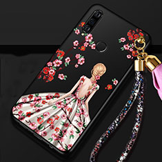Silicone Candy Rubber Gel Dress Party Girl Soft Case Cover K02 for Huawei P30 Lite New Edition Mixed
