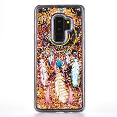 Silicone Candy Rubber Gel Fashionable Pattern Soft Case Cover K01 for Samsung Galaxy S9 Plus Gold