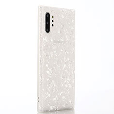 Silicone Candy Rubber Gel Fashionable Pattern Soft Case Cover P01 for Samsung Galaxy Note 10 Plus White