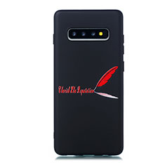 Silicone Candy Rubber Gel Fashionable Pattern Soft Case Cover S01 for Samsung Galaxy S10 5G Red