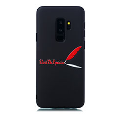 Silicone Candy Rubber Gel Fashionable Pattern Soft Case Cover S01 for Samsung Galaxy S9 Plus Red