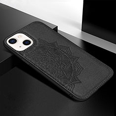 Silicone Candy Rubber Gel Fashionable Pattern Soft Case Cover S05 for Apple iPhone 14 Plus Black