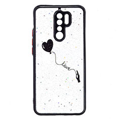 Silicone Candy Rubber Gel Fashionable Pattern Soft Case Cover Y01X for Xiaomi Poco M2 Black