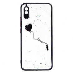 Silicone Candy Rubber Gel Fashionable Pattern Soft Case Cover Y01X for Xiaomi Redmi 9i Black