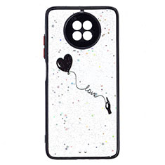 Silicone Candy Rubber Gel Fashionable Pattern Soft Case Cover Y01X for Xiaomi Redmi Note 9 5G Black