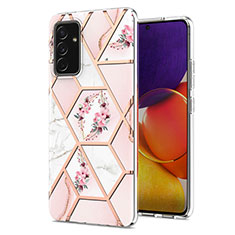 Silicone Candy Rubber Gel Fashionable Pattern Soft Case Cover Y02B for Samsung Galaxy M14 5G Pink