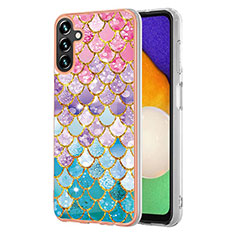 Silicone Candy Rubber Gel Fashionable Pattern Soft Case Cover Y03B for Samsung Galaxy A13 5G Colorful