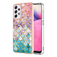 Silicone Candy Rubber Gel Fashionable Pattern Soft Case Cover Y03B for Samsung Galaxy A33 5G Colorful