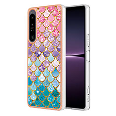 Silicone Candy Rubber Gel Fashionable Pattern Soft Case Cover YB4 for Sony Xperia 1 IV Colorful