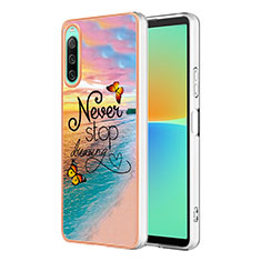 Silicone Candy Rubber Gel Fashionable Pattern Soft Case Cover YB4 for Sony Xperia 10 IV Mixed