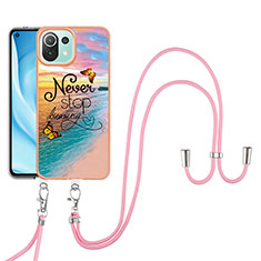 Silicone Candy Rubber Gel Fashionable Pattern Soft Case Cover YB4 for Xiaomi Mi 11 Lite 4G Mixed