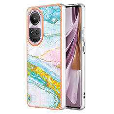 Silicone Candy Rubber Gel Fashionable Pattern Soft Case Cover YB5 for Oppo Reno10 Pro 5G Colorful