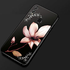 Silicone Candy Rubber Gel Flowers Soft Case Cover for Huawei Honor View 10 Lite Pink