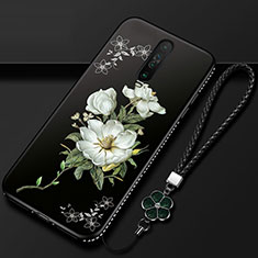Silicone Candy Rubber Gel Flowers Soft Case Cover for Xiaomi Poco X2 White