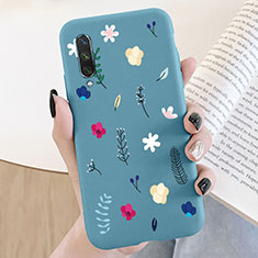 Silicone Candy Rubber Gel Flowers Soft Case Cover K07 for Xiaomi Mi A3 Mixed