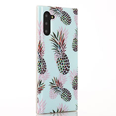 Silicone Candy Rubber Gel Fruit Soft Case Cover S01 for Samsung Galaxy Note 10 5G Cyan