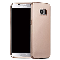 Silicone Candy Rubber Gel Soft Case for Samsung Galaxy S7 Edge G935F Gold