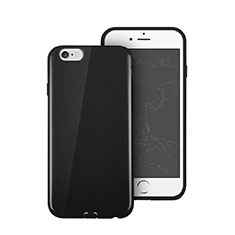 Silicone Candy Rubber Gel Soft Cover for Apple iPhone 6S Plus Black